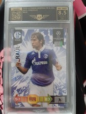 AP Grading 8,5 Raul Gonzalez FC Schalke 04 Real Madrid PSA Panini 