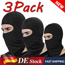 3 Pack Sturmhaube Motorrad Sturmmaske Fahrrad Kopfhaube Halswärmer atmungsaktiv