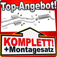 Auspuff für OPEL OMEGA A 2.6 3.0 12V 24V Stufenheck Auspuffanlage