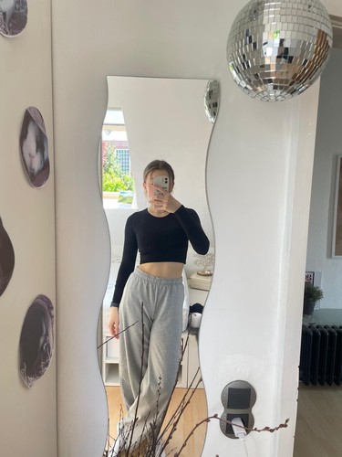 Pullover croptop schwarz - pullover, /croptop