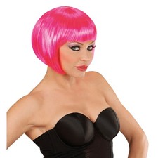 Kurzhaarperücke pink