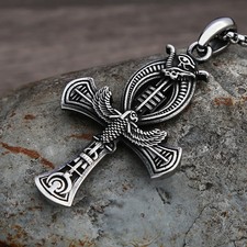 Ankh Kreuz Halskette Horusauge