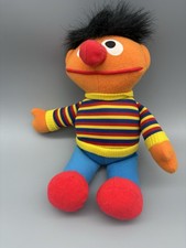 Ernie Figur Plüschtier Kuscheltier Sesamstraße 1993 Selten Sammler Vintage Tyco