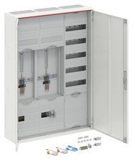 Striebel & John Zählerschrank DA37CG 2ZP 3-Feld IP31 1100x800mm weiß