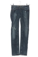 FUGA DENIM Skinny Jeans Damen Jeans Gr. DE 34 blau Casual-Look