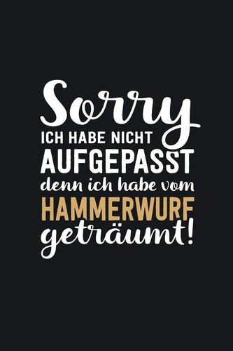 Hammerwurf notizbuch liniert - hammerwurf,