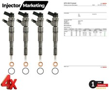 4x 0445110216 Injektor
