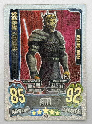 Topps star wars force - force, attax