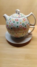 Tea for one, weiß mit bunten