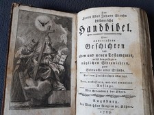 Antik buch handbibel abt - ,, ,