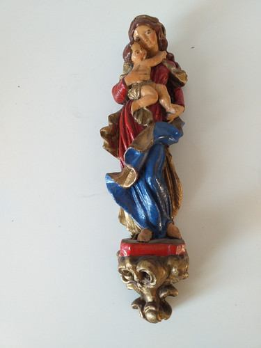 Religiöse skulptur maria - skulptur,