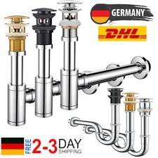 Siphon Waschbecken Edelstahl