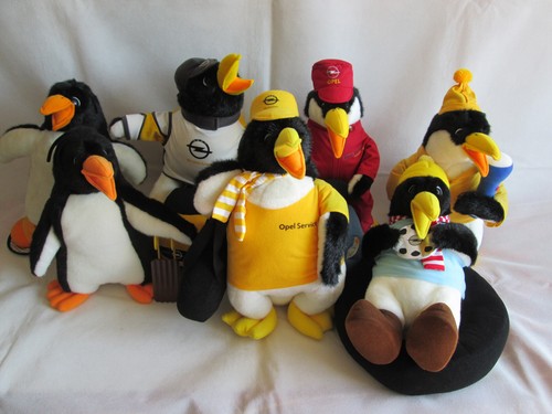Pinguin mit opel - pinguin,