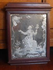 Schönes altes Hinterglasbild, Eglomisé, Augsburg, 2. Hälfte 18. Jhdt.