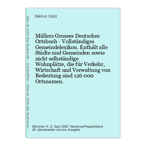 Müllers grosses deutsches - müllers,