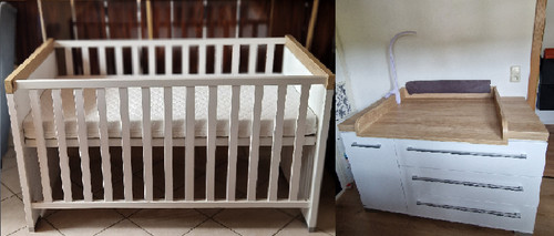 Paidi babybett kommode - babybett, &