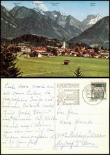 Ansichtskarte oberstdorf - ansichtskarte,
