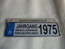 Albatros Namensschilder