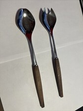 Salatbesteck Altosil Delux mit Holzgriff ca 25cm