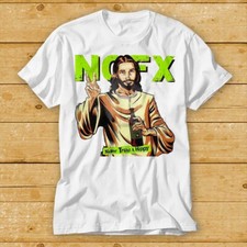 NOFX Musik T-Shirt Jesus Never Trust A Hippie Vintage Retro Cool Top Tee 2268