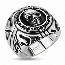 Herren Biker Ring mit 3D