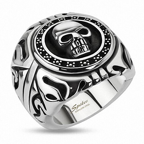Herren biker ring - herren, 3d
