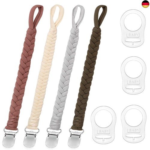 Schnullerkette baumwolle - schnullerkette,
