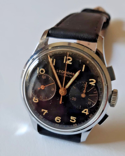 Leonidas vintage chronograph - leonidas,