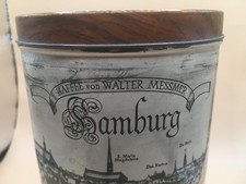 Teedose Kaffeedose Messmer Hamburg vintage nostalgisch ca. 1960er Jahre