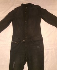 Q/S designed by Robin Schulz Damen Jeans Overall Schwarz Neu Gr. M