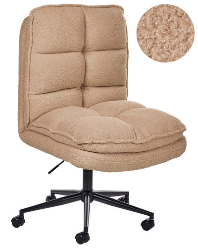 Bürostuhl bouclé teddystoff - bouclé,