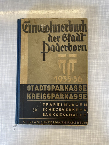 Adressbuch einwohnerbuch der - adressbuch,