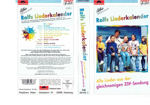 Rolfs liederkalender vhs - liederkalender,