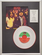 AC/DC Highway to Hell 7 Zoll Single Platin Schallplatte Vinyl Record ( goldene )