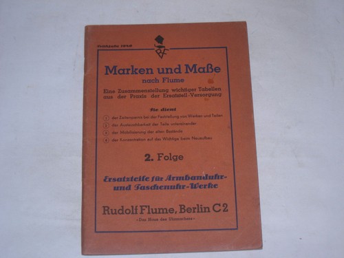 Flume rudolf marken und - flume,, rudolf:marken