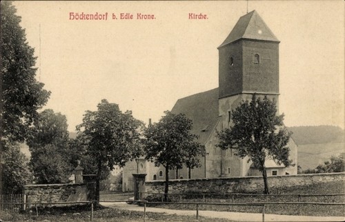 Höckendorf klingenberg im - ak,