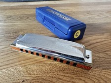 Hohner * Blues Harp * Mundharmonika * MS C-Dur * mit Etui Gebraucht *