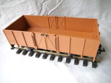 spur g lgb  hochbordwagen, halb hoher wagen  braun no 4020  gereinigt
