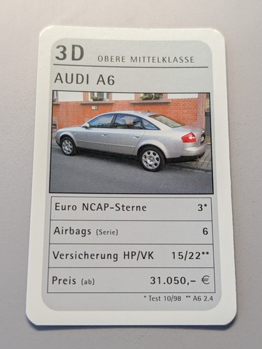 Audi einzelkarte - einzelkarte,