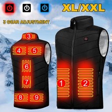 Beheizte Weste USB-betrieben Heizweste Unisex Wärmende Beheizbare Winterwesten