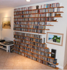 Großes CD-/Wandregal für ca