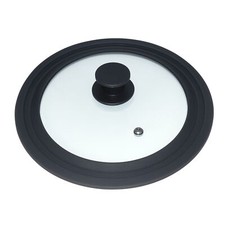 Universaldeckel 24/26/28cm Topfdeckel Pfannendeckel Glasdeckel Silikondeckel