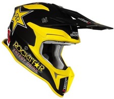 JUST1 J18 ROCKSTAR ENDURO FIBER MOTOCROSS HELM SCHWARZ-GELB MATT GRÖSSE M