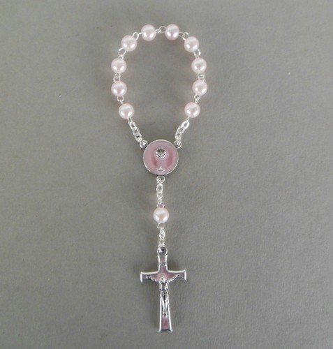 Rosenkranz rose farbene perlen - rosenkranz,
