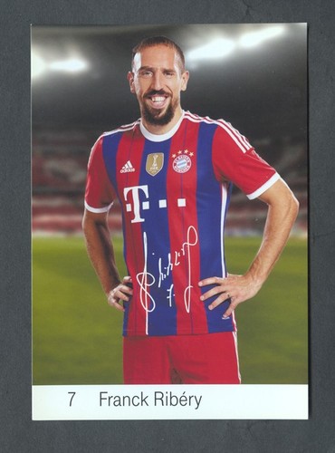 Autogrammkarte franck ribery - franck,