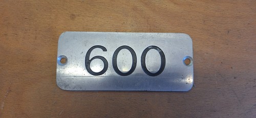 600 schild aluminium alu - 600,