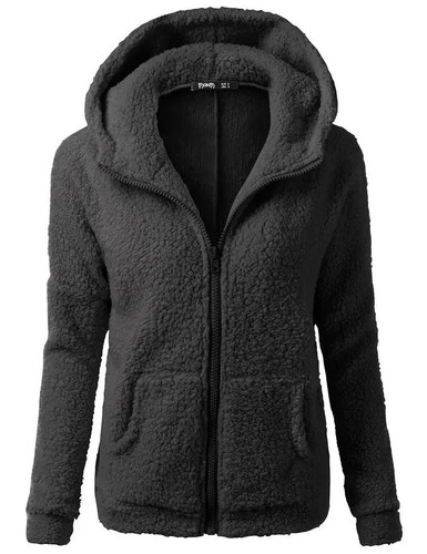Damen plüsch hoodie - damen,