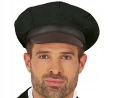 Schwarze Chauffeur Mütze mit