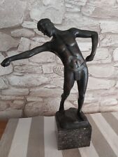 Schöne Bronze Figur Athlet von Ernst Beck (1879 - 1941)