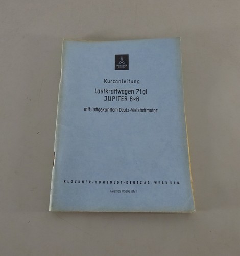 Kurzanleitung magirus deutz - kurzanleitung,